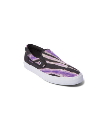 DC X Black Sabbath Manual Slip On Black Purple