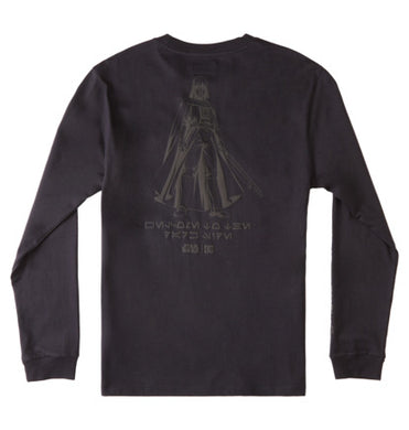 DC Long Sleeve Tee Star Wars Vader Black
