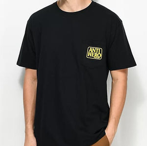 Anti Hero Tee Pocket Reserve Black/Off White