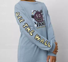Load image into Gallery viewer, Vans Youth Long Sleeve Tee Angler Fish Ashley Blue