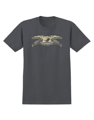 Anti Hero Tee Eagle Charcoal Cream