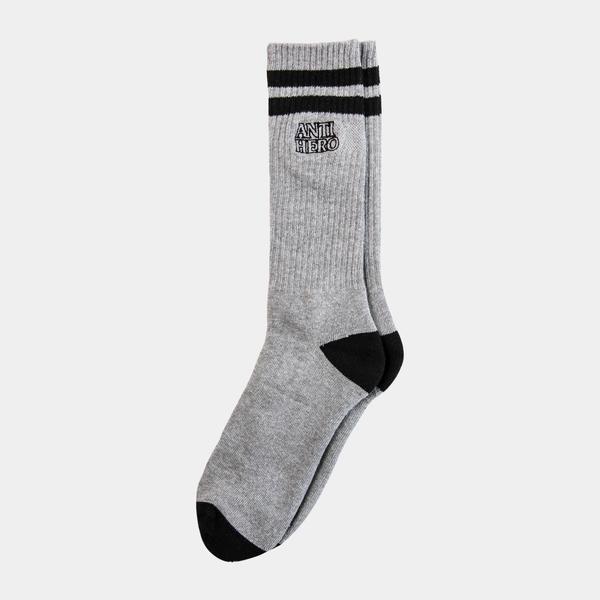 Anti Hero Socks Hero Outline Grey/Black