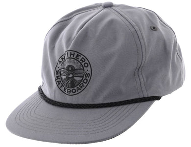 Anti Hero Hat Stay Ready Charcoal Snapback