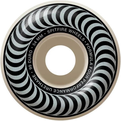 Spitfire Wheels 54mm Formula4 Classics Natural/Silver 97a