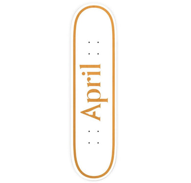 April Deck 8.125 Logo Orange