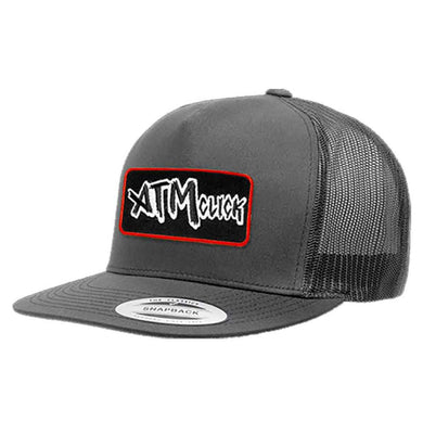 ATM Trucker Hat Click Grey Mesh Snapback