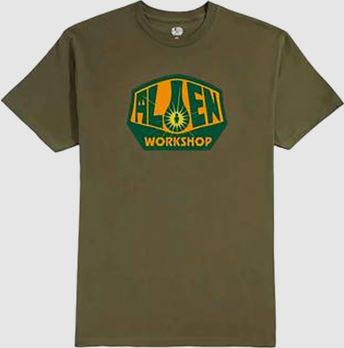 Alien Workshop Tee OG Logo Olive Large