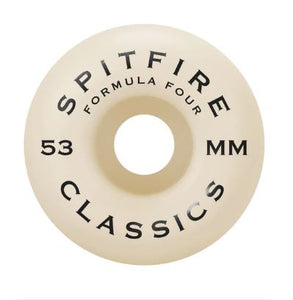 Spitfire Wheels 53mm Natural Orange 97a FF