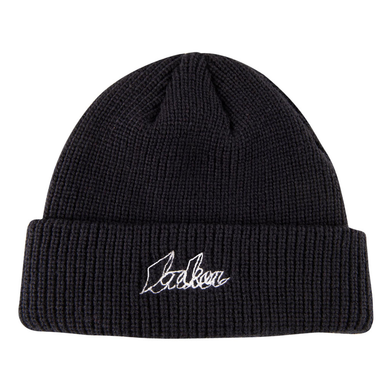 BAKER Beanie Cursive Navy