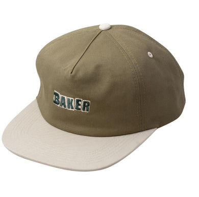 Baker Hat Green Tan Snapback