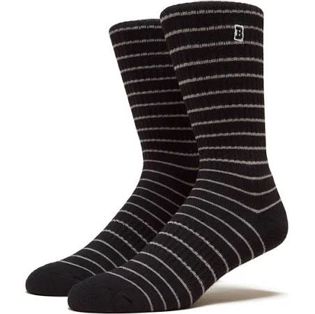 Baker Socks Capital B Black Stripes