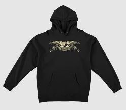 Anti Hero Hoodie Basic Eagle Youth Black/Off White