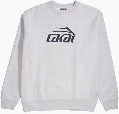 Lakai Crewneck Basic Logo Heather Grey