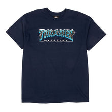 Load image into Gallery viewer, Thrasher Tee Black Ice Navy