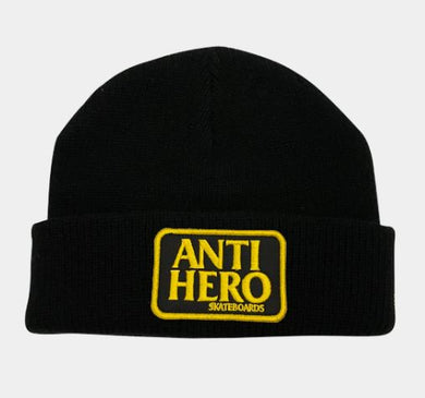 Anti Hero Beanie Reserve Patch Black