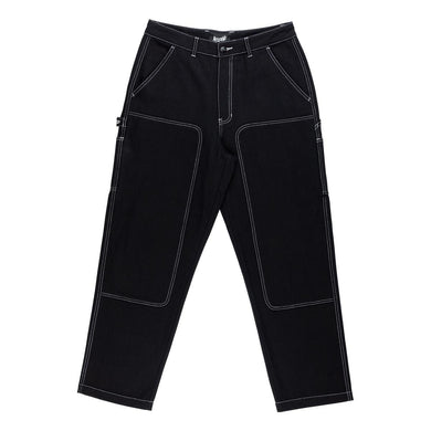 Welcome Pants Brace Double Knee Canvas Black
