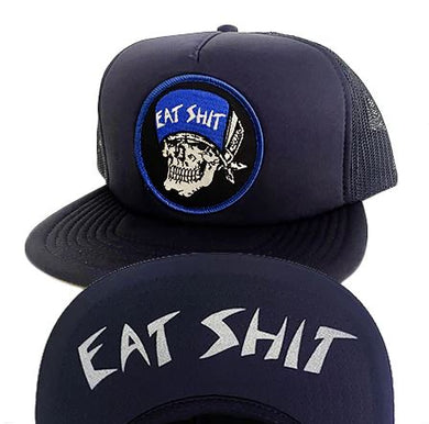 Dogtown Hat Eat Shit Patch Mesh Blue
