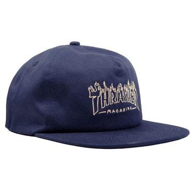 Thrasher Hat Snapback Drunk Witch Navy Blue