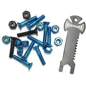 Independent Hardware 1" Blue/Black Phillips