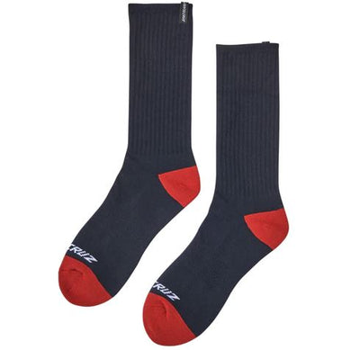 Santa Cruz Socks Decoder Navy/Red Men's 9-11
