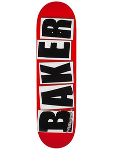 Baker Deck Brand Logo Black/Red 8.3
