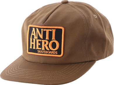 Anti Hero Hat Reserve Patch Brown/Black