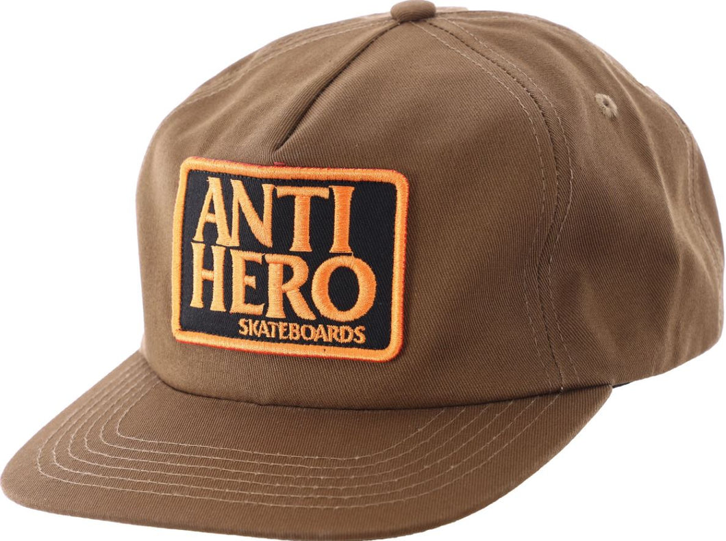 Anti Hero Hat Reserve Patch Brown/Black