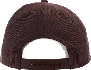 Baker Hat Brand Logo Brown Corduroy Snapback