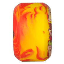 Load image into Gallery viewer, Slime Ball Wheels 56mm Burger Speed Balls Red/Yellow Swirl 99a
