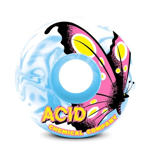 Acid Wheel Type A Butterfly 53mm 99A Blue Swirl