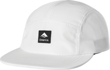 Load image into Gallery viewer, Emerica Hat Logo Patch Camper White
