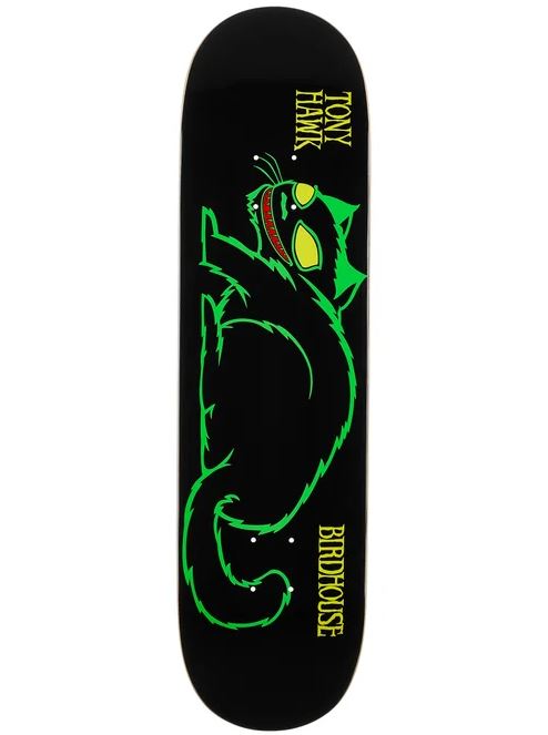 Birdhouse Deck Evil Cat Horizontal 8.25