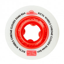 Load image into Gallery viewer, Ricta wheels 56mm Chrome Cloud Red 86a