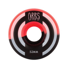 Load image into Gallery viewer, Orbs Wheels 53mm Apparitions Splits Neon Coral/Black