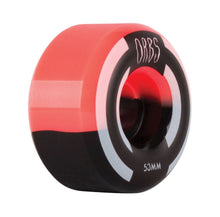 Load image into Gallery viewer, Orbs Wheels 53mm Apparitions Splits Neon Coral/Black