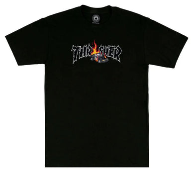 Thrasher Tee Cop Car Black