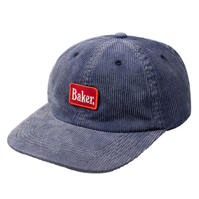Baker Hat Red Label Navy Corduroy Snapback
