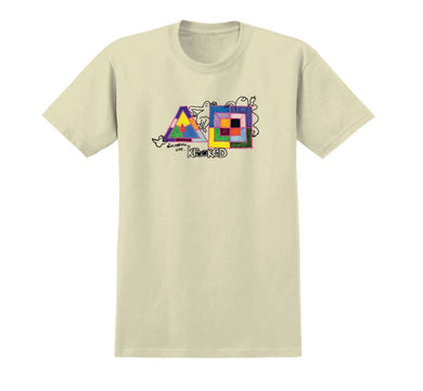 Krooked Tee Colorful Life Cream