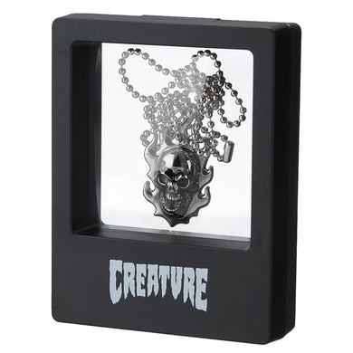 Creature Necklace Bonehead Antique Silver (One Size)