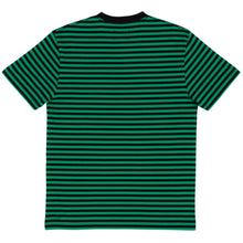 Load image into Gallery viewer, Creature Tee Support Striped Black/Green