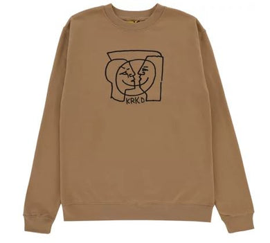 Krooked Crewneck Moonsmile Sand XL