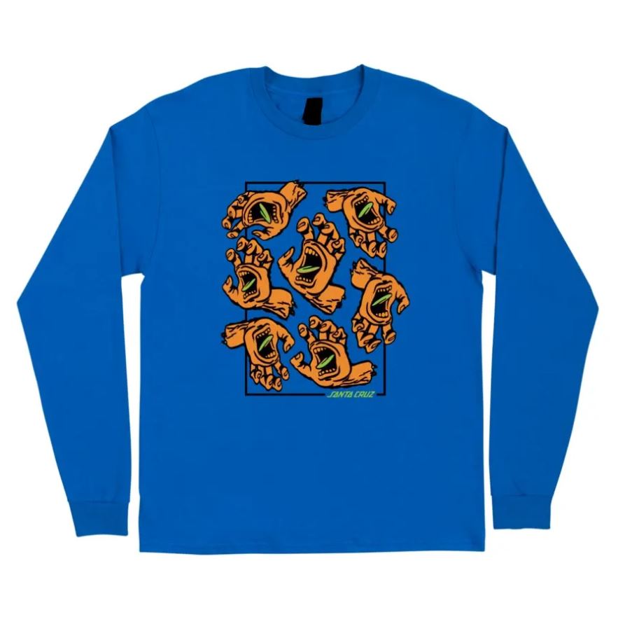 Santa Cruz Crowd Hang L/S Tee Royal