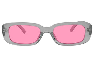 Glassy Darby Transparent Grey/Pink Polarized