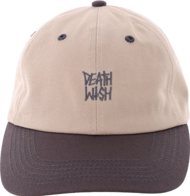 Deathwish Hat Deathstack Khaki/Black Dad Cap