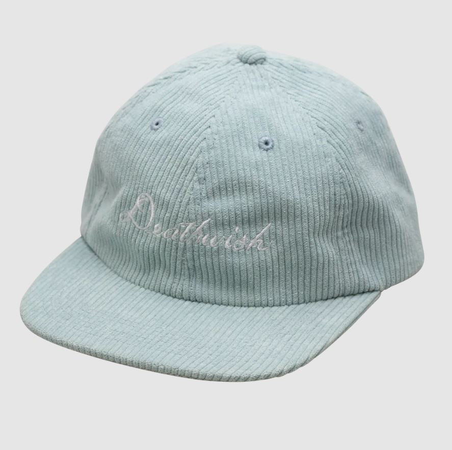 Deathwish Hat Script Hat Light Blue Snapback