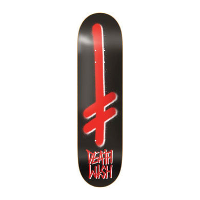 Deathwish Deck Gang Logo Black Red 8.5