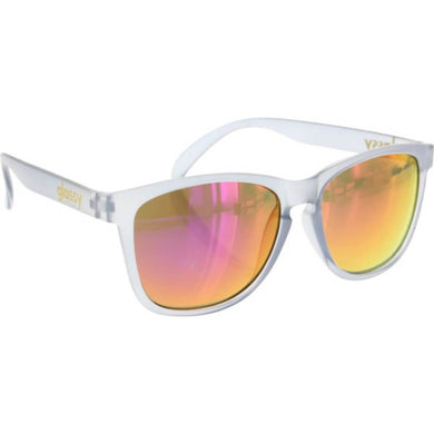 Glassy Deric Polarized Clear Grey/Red Mirror