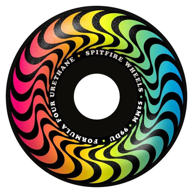Spitfire Wheels 52mm Radial Trippy Swirl Black 99a Formula4