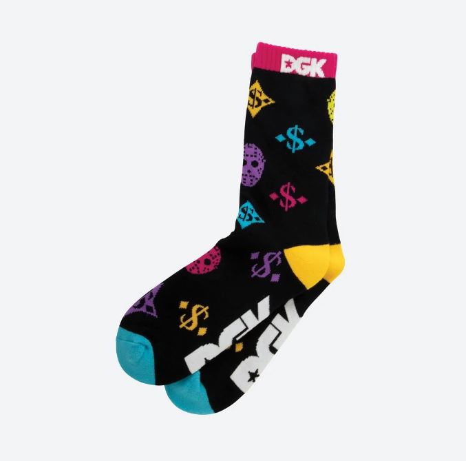 DGK Socks Monogram Black