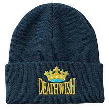 Deathwish Beanie Crown Navy